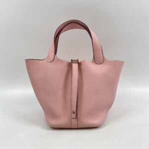エルメス ピコタンPM ローズサクラ トリヨン B刻印 SV金具