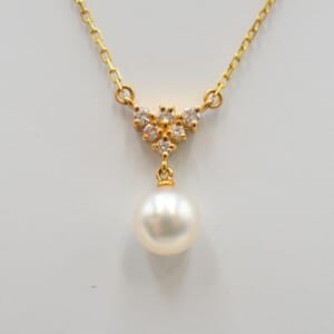 ミキモト パールネックレス K18 7.5mm