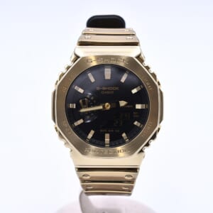 カシオ G-SHOCK メタリックシリーズ デジタル×アナログ文字盤 SS×ラバ―/QZ GM-2100YMG-9AJF
