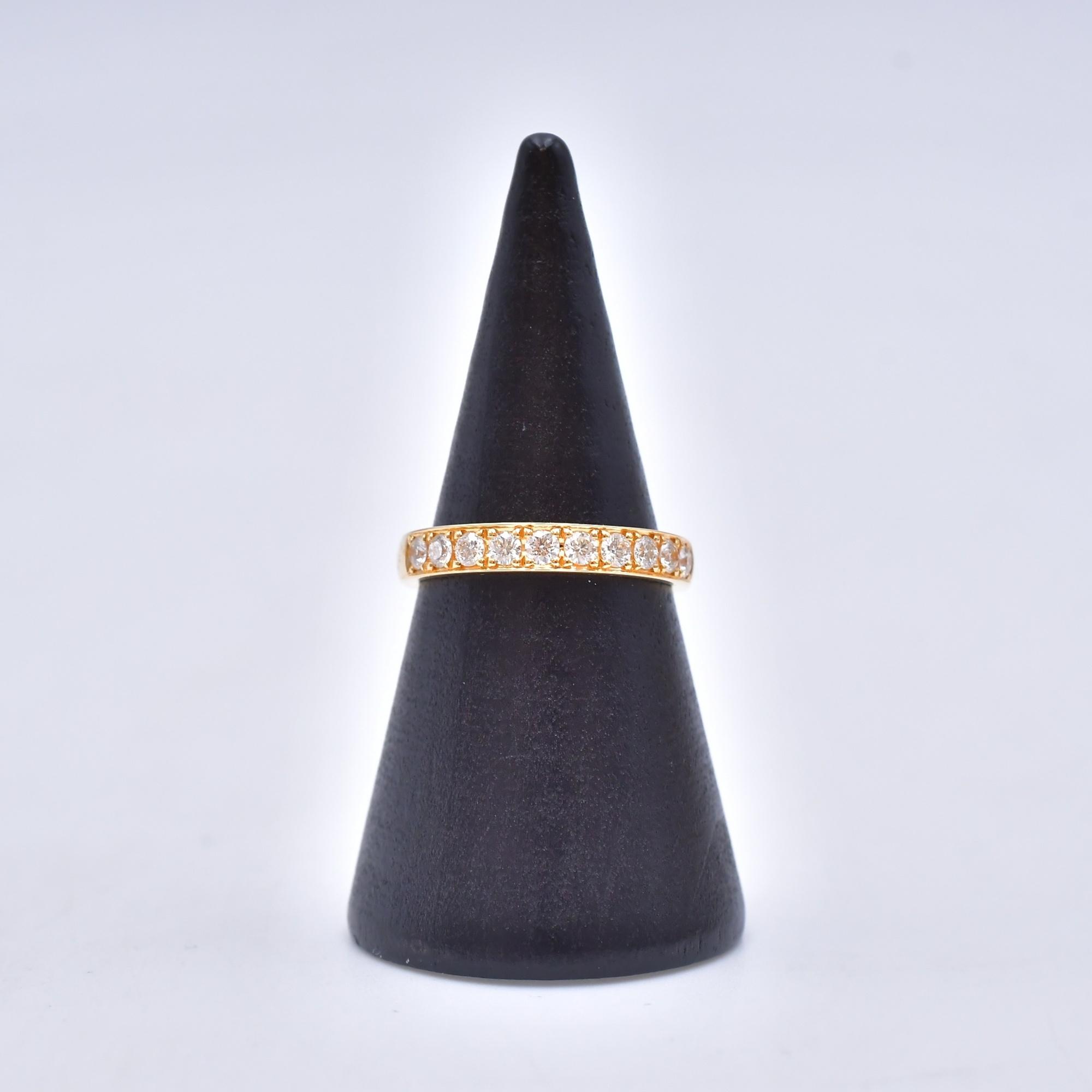 ダイヤリング K18 0.33ct Bランク