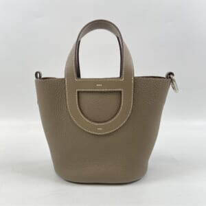 エルメス インザループ18 トリヨン エトゥープ SV金具 W刻印