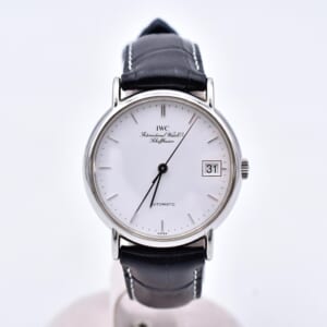 IWC ポートフィノ 白文字盤 SS×社外革/AT IW351320