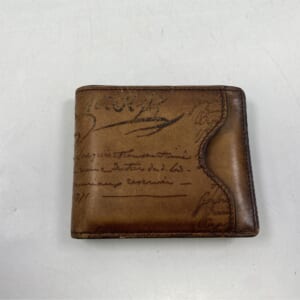 ベルルッティ マコレ 2in1 二つ折り財布 スクリットレザー ブラウン