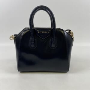 ジバンシィ アンティゴナハンドバッグ 黒 レザー