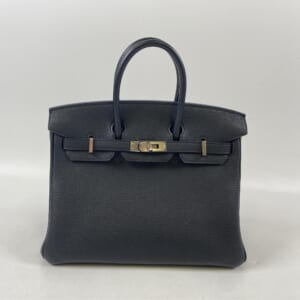 エルメス バーキン25 トゴ 黒 C刻印 SV金具