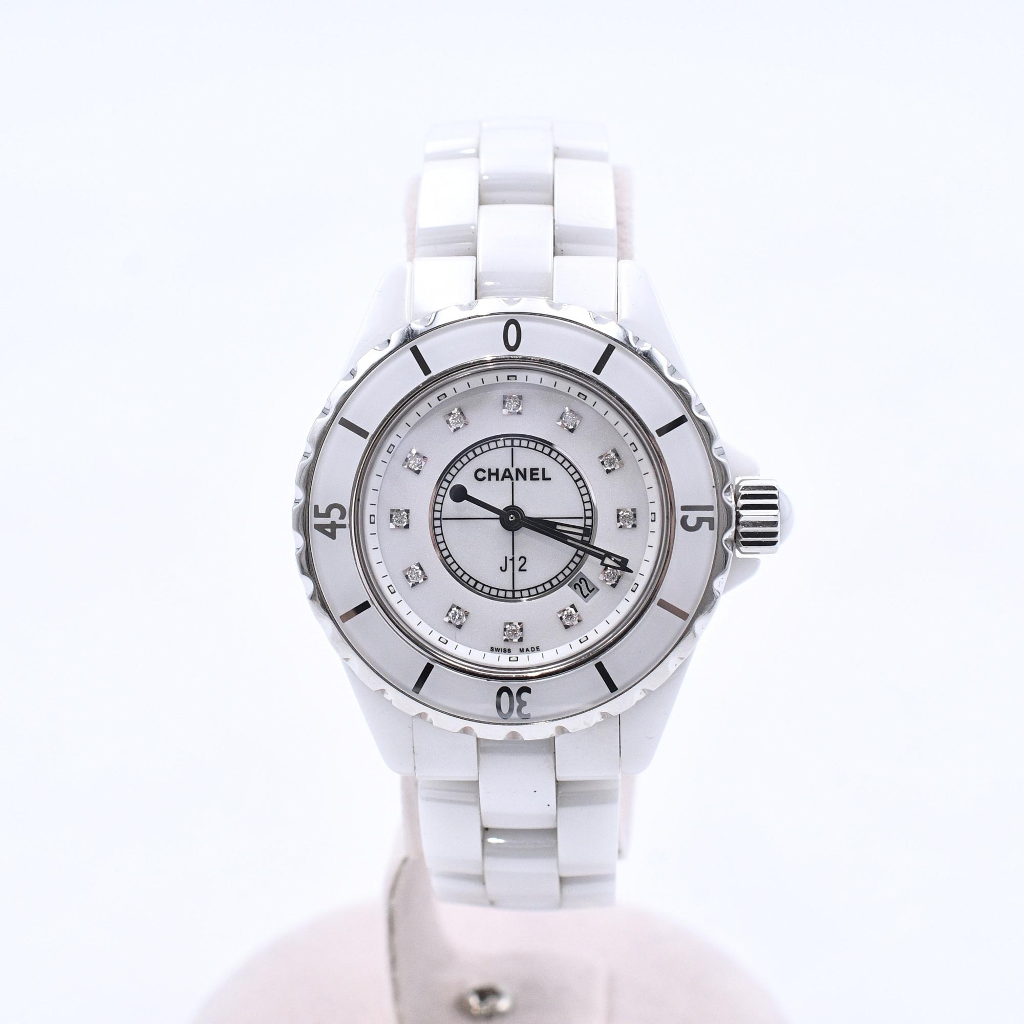 購入コメント必須【最終値下】CHANEL J12 H0861 リペア済み シャネル J12 白文字盤 12PD CE×SS/QZ H1628 買取実績【買取日：2026年