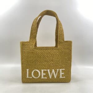 ロエベ エレファント バスケットバッグ ラフィア×レザー 買取実績