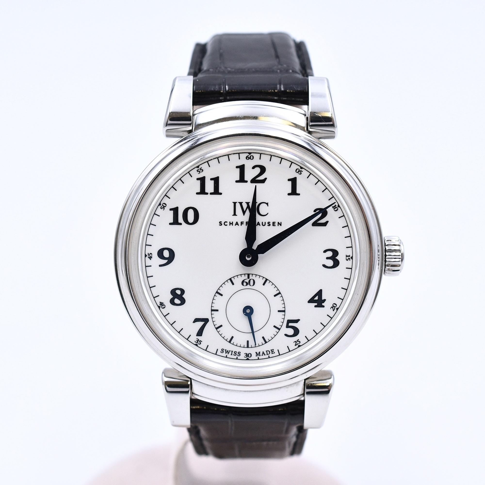 IWC ダ・ヴィンチ 150周年記念モデル 白文字盤 SS/AT Bランク