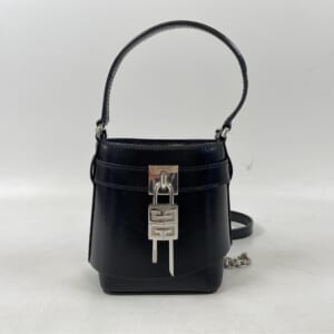 ジバンシィ シャークロック バケットバッグ 黒 レザー BB50WGB00D