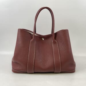 エルメス ガーデンパーティPM □P刻印 ネゴンダ ルージュアッシュ SV金具