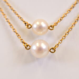 タサキ パールネックレス K18