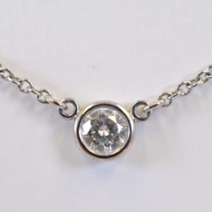 ティファニー バイザヤード Pt950 0.19CT