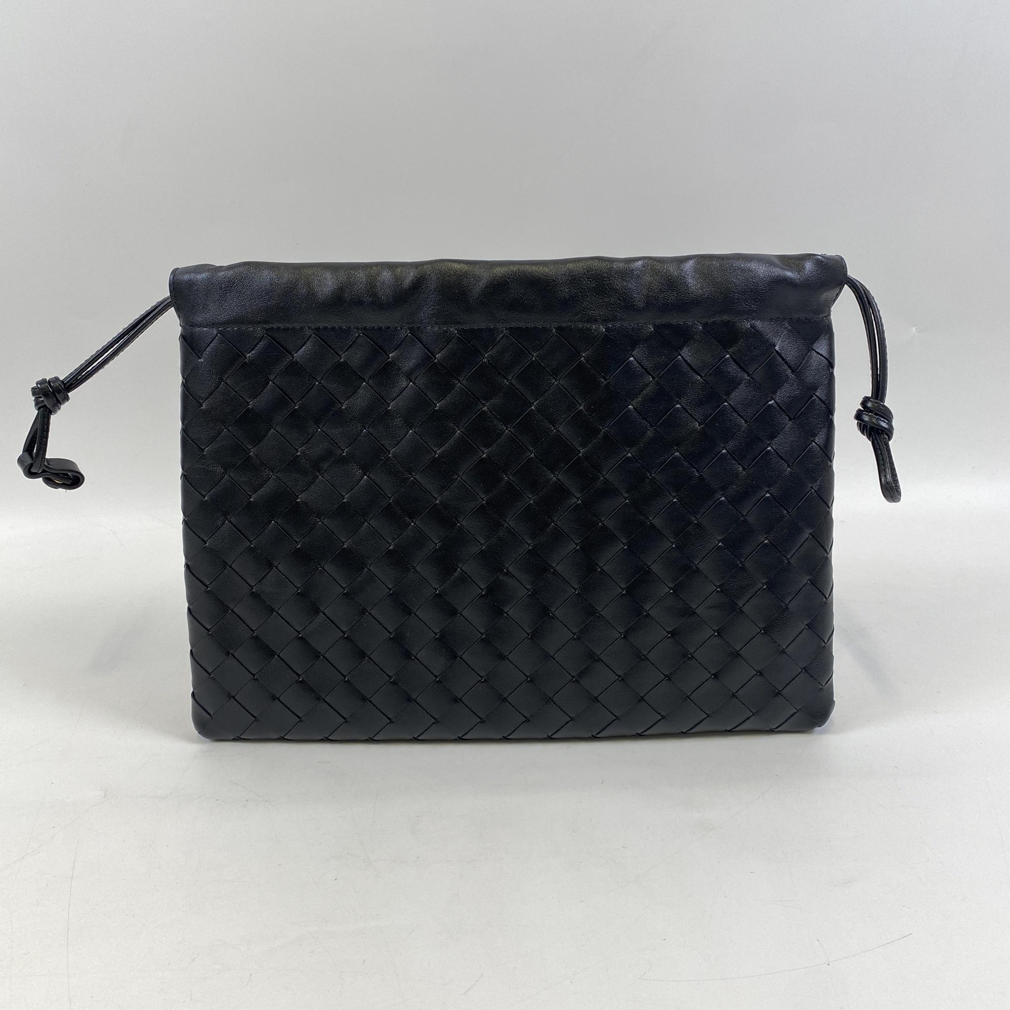 新品　ダストバッグ　レザー編み込み　2wayショルダーバッグ ブラック 新品 ダストバッグ レザー編み込み 2wayショルダーバッグ ブラック