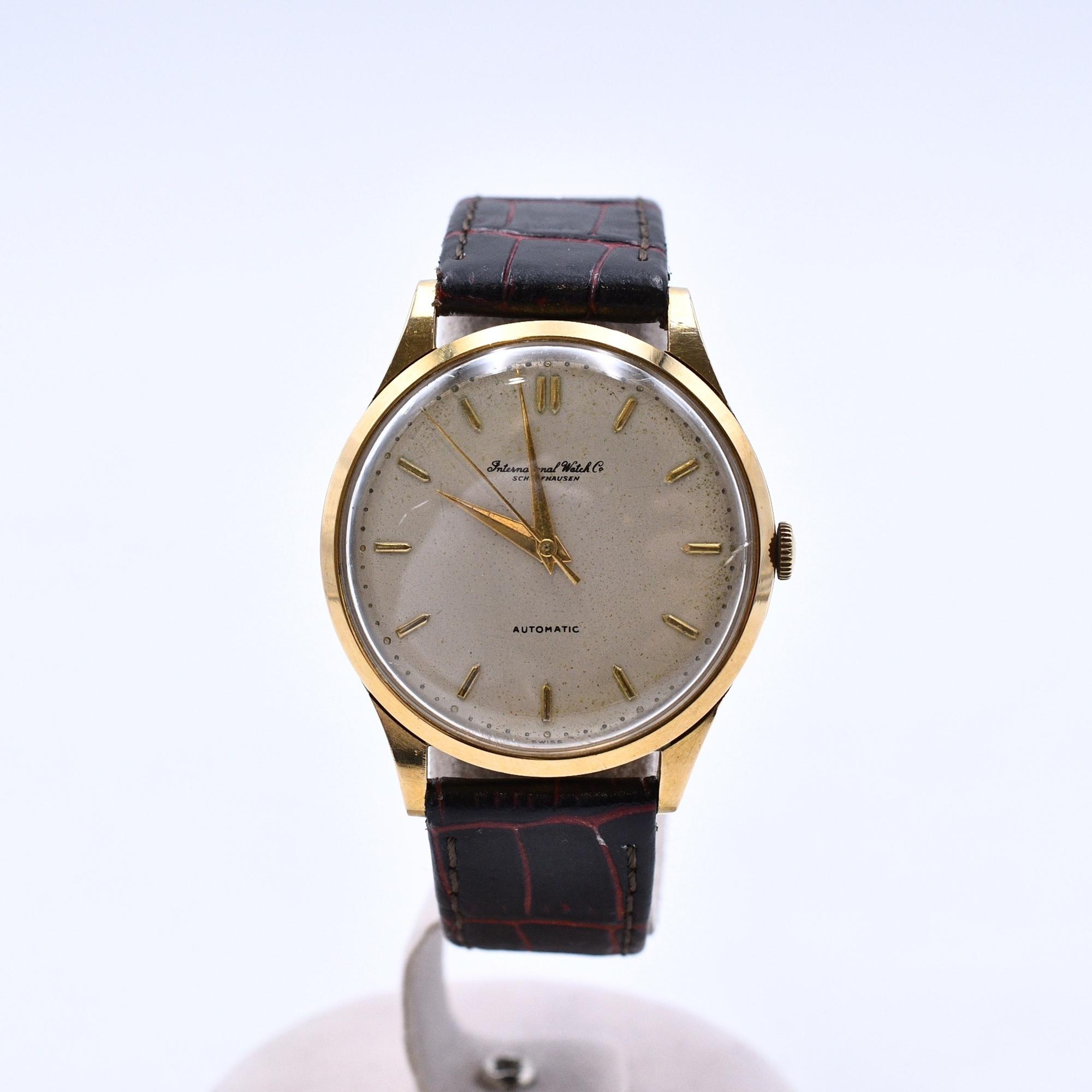 IWC シャフハウゼン 白文字盤 YG×レザー/AT 853 買取実績【買取日 