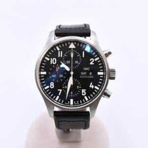 IWC パイロットウォッチ クロノグラフ 黒文字盤 SS/AT IW377709