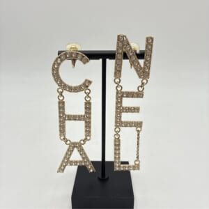 シャネル ラインストーン CHANEL イヤリング