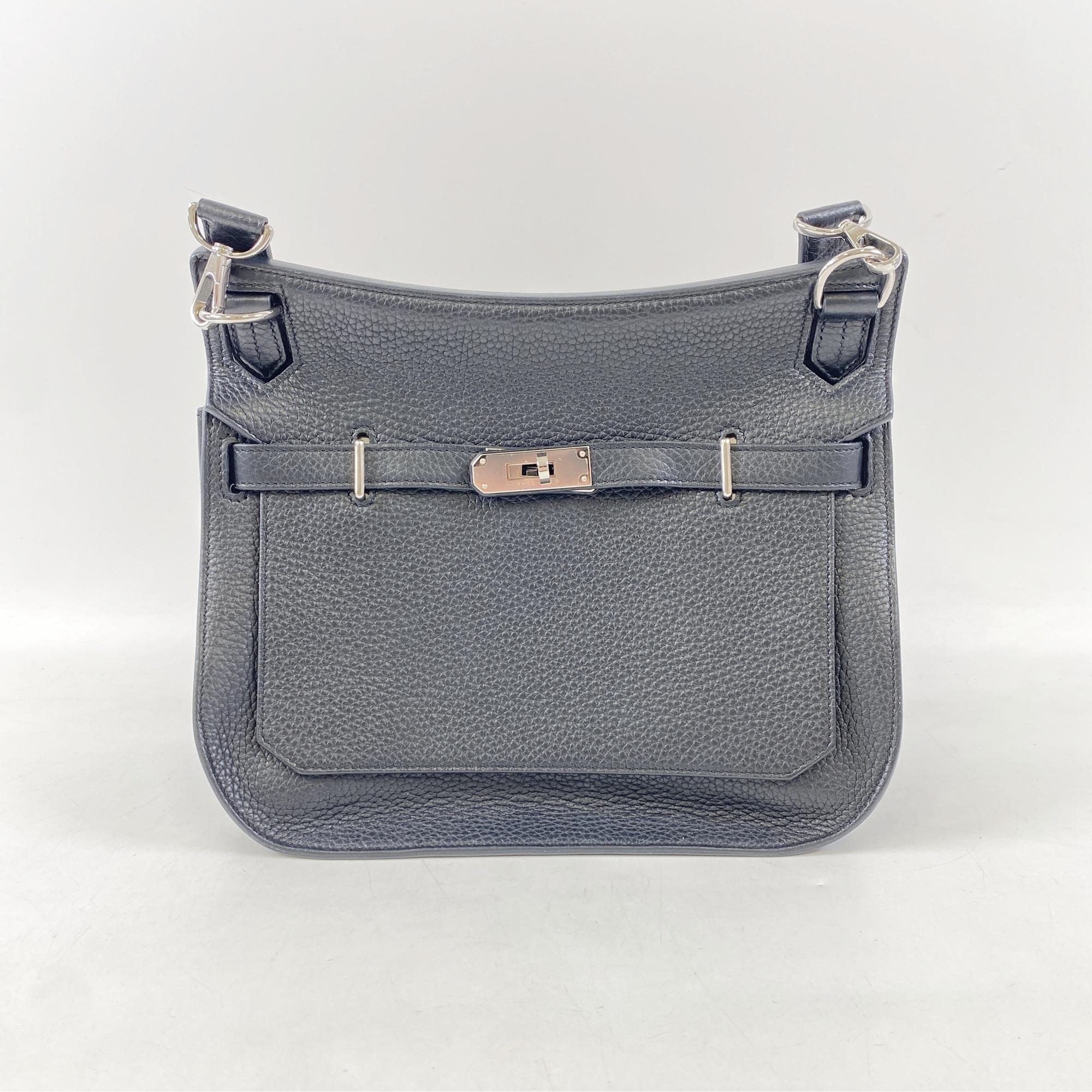 エルメス ジプシエール28 ノワール トリヨン SV金具 X刻印 Aランク