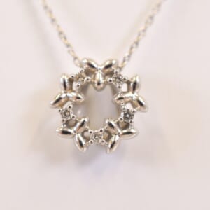 タサキ メレダイヤネックレス Pt900/Pt850 0.05ct