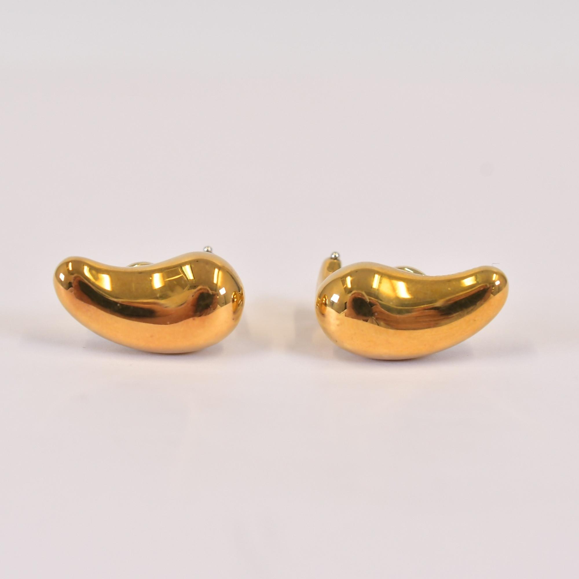 ティファニー ビーン イヤリング 18K Bランク