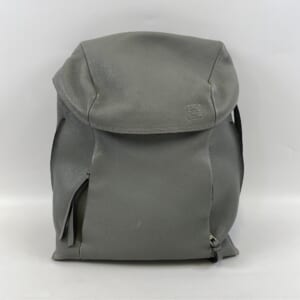 ロエベ アナグラム Tバックパック グレー レザー