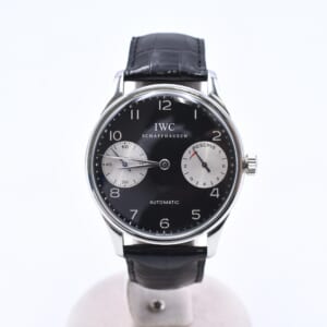 IWC ポルトギーゼ 2000 黒文字盤 SS×レザー/AT IW500001