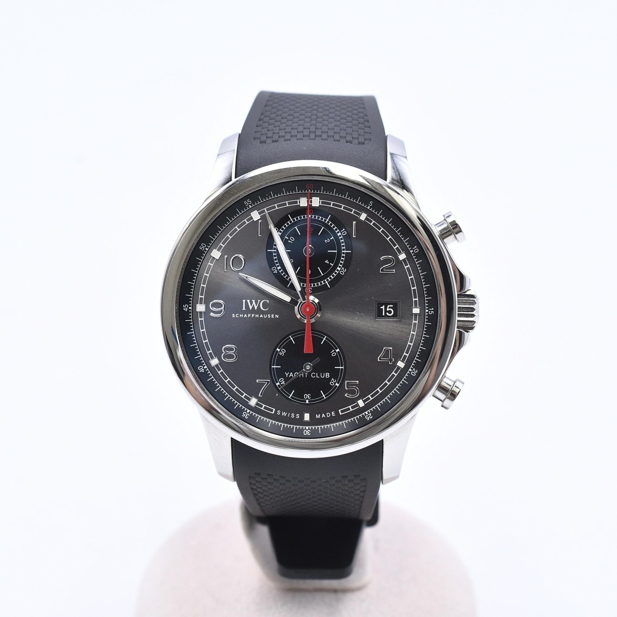 IWC ポルトギーゼ ヨットクラブ グレー文字盤 SS×ラバー/AT Bランク
