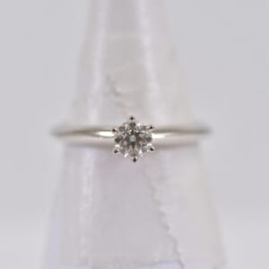 ティファニー ダイヤリング Pt950 D0.21ct 買取実績【買取日：2026年8月23日】