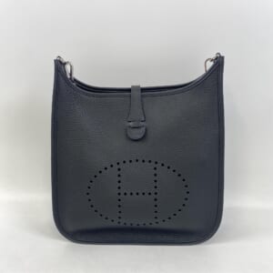 エルメス エブリン PM ブラック トリヨン SV金具 W刻印