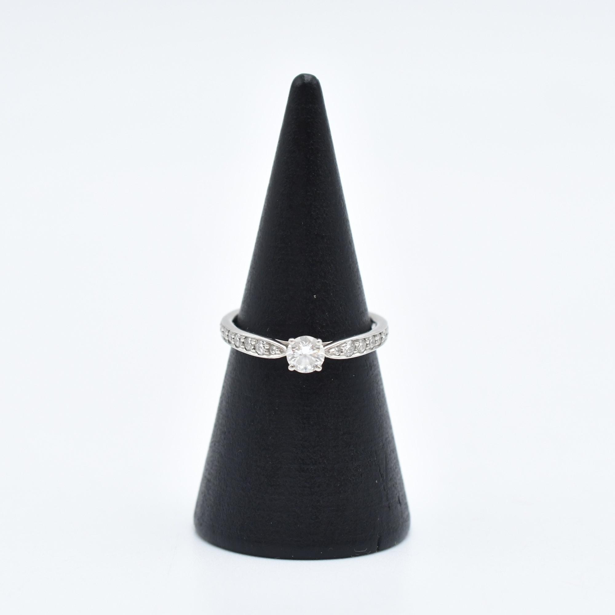 ティファニー ハーモニー ダイヤリング Pt950 D0.22ct Bランク