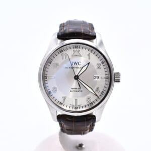 IWC パイロット ウォッチ スピットファイア マークXVI シルバー文字盤 レザーxSS/AT IW325502
