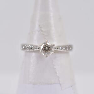 タサキ ピアチェーレ ダイヤモンドリング 0.35ct Pt950 ＃9.5 H/VS2/3EX/N