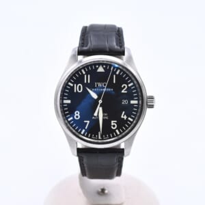 IWC マークXVI 黒文字盤 SS×革/AT IW325501