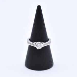 ショーメ ソリテール ハーフエタニティ ダイヤ リング Pt950 0.4ct