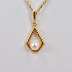 ミキモト パールネックレス K18 4.6mm