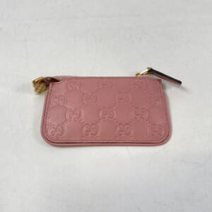 グッチ グッチシマ コインケース ピンク レザー 233183