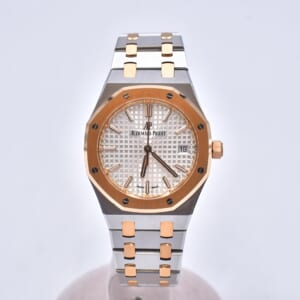 オーデマ ピゲ ロイヤルオーク シルバー文字盤 SS×PG/AT 77350SR.OO.1261SR.01