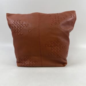 ボッテガヴェネタ ハンドバッグ イントレチャート ブラウン レザー 131673