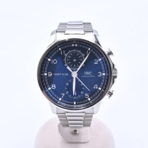 IWC ポルトギーゼ ヨットクラブ クロノグラフ 青文字盤 SS/AT IW390701