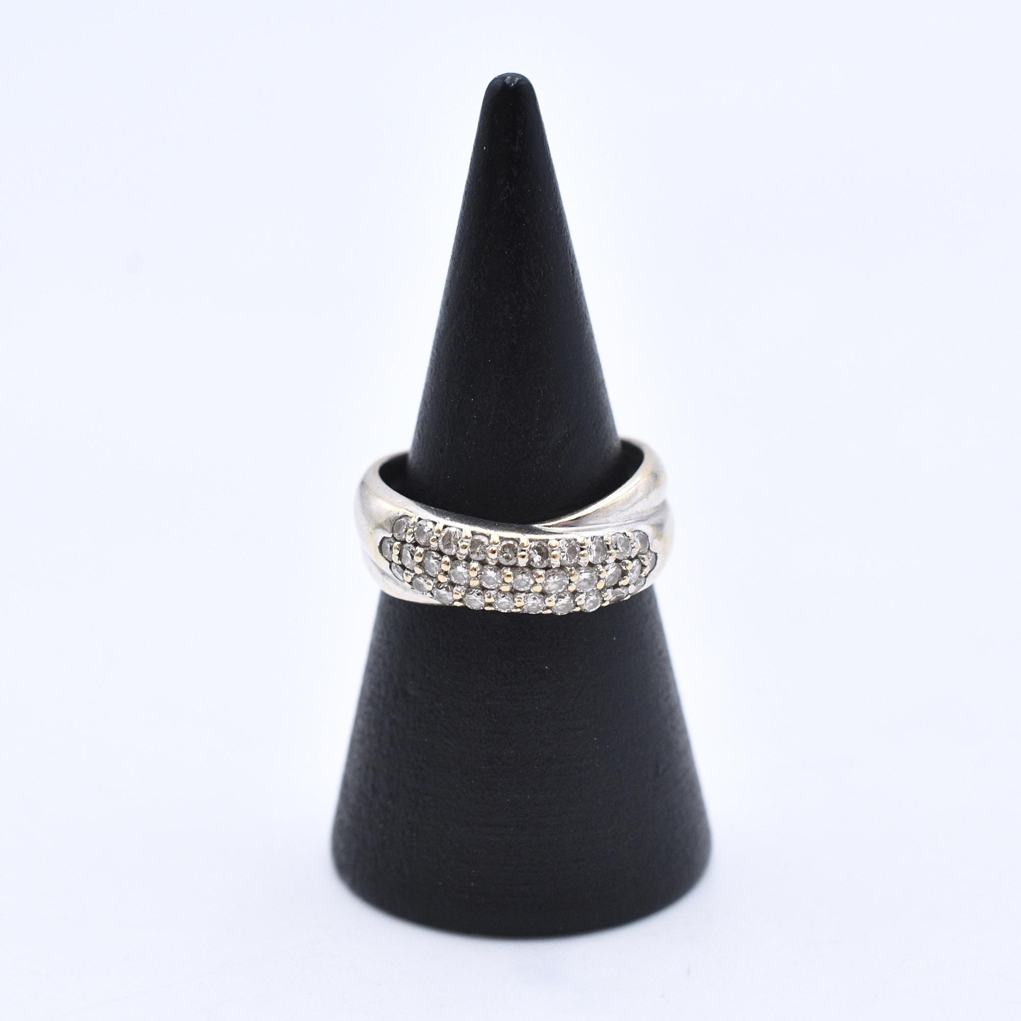 ポンテヴェキオ ダイヤリング K18WG 0.50ct Bランク