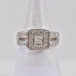 タサキ Au750 メレ リング 0.48ct