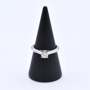カルティエ 1895 ソリテール ダイヤ リング Pt950 0.40ct #51 買取実績【買取日：2026年8月20日】