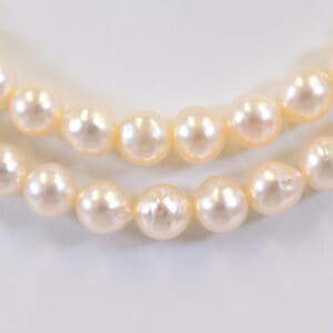 タサキ アコヤパール ロングネックレス 約7mm S刻印