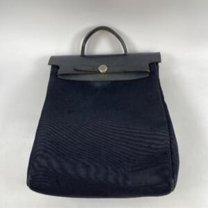エルメス エールバッグ アド ブラック ヴァッシュハンター×トワルオフィシエ SV金具 □G刻印