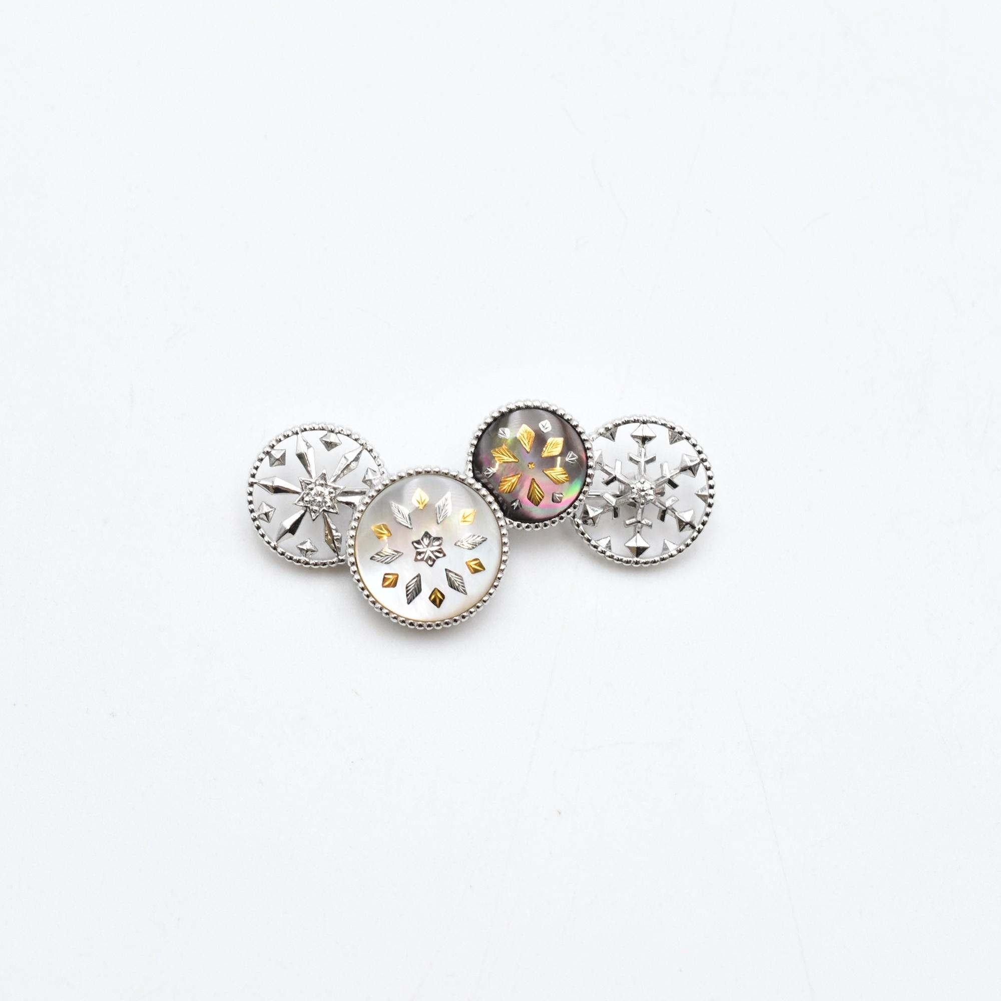 ミキモト ダイヤブローチ K18 0.05ct Bランク