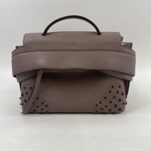 トッズ ウェーブバッグ ブラウン レザー
