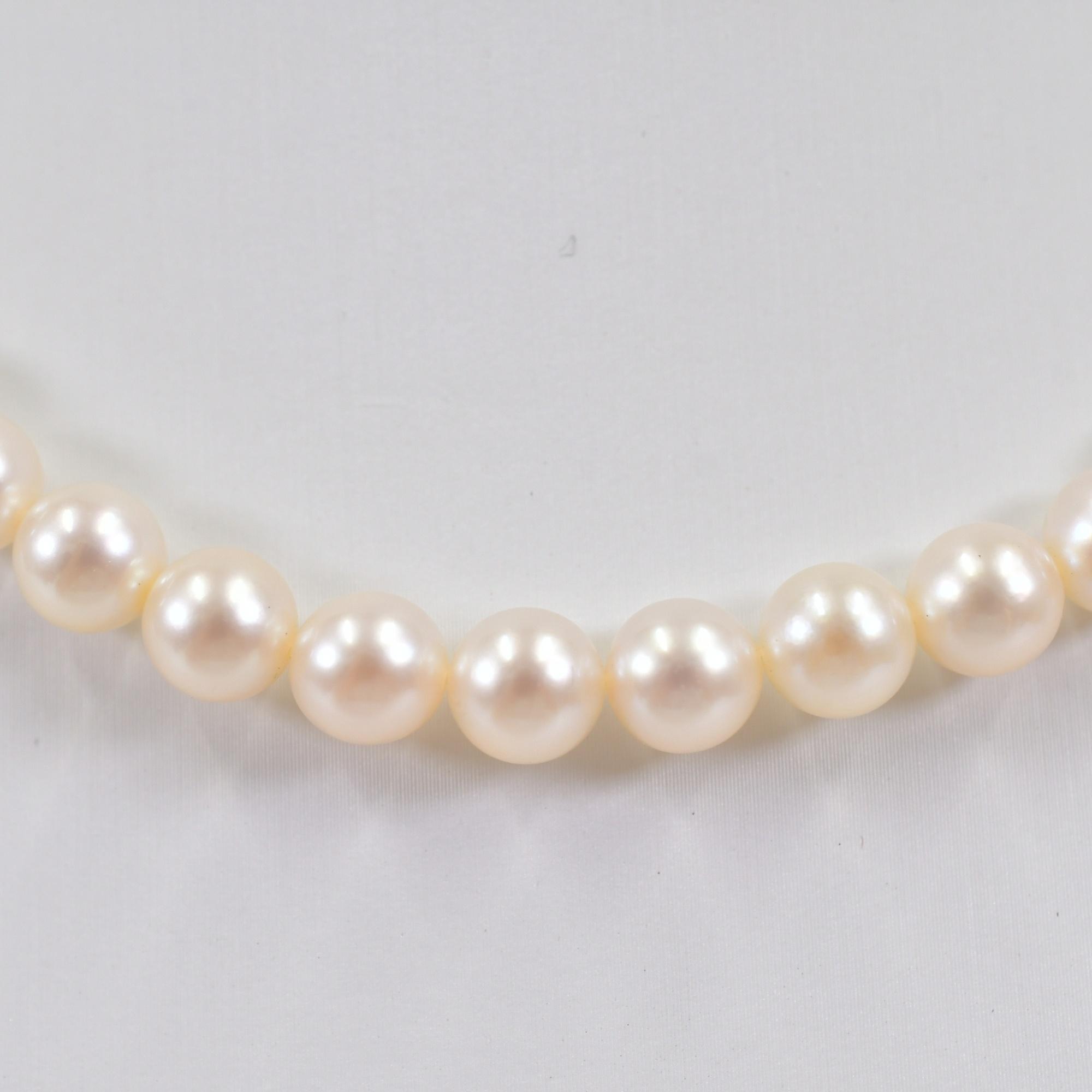 ミキモト ミキモト パールネックレス K14 6.8mm Bランク
