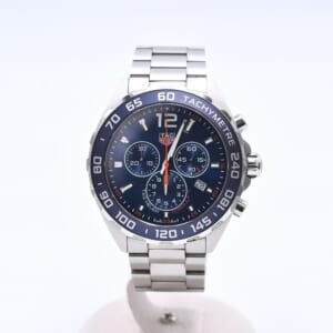 タグホイヤー フォーミュラ1 クロノグラフ 43mm 青文字盤 SS/QZ CAZ1014