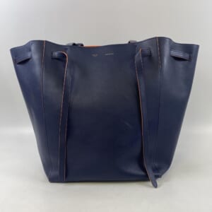 セリーヌ セリーヌ ファントム トートバッグ ネイビー レザー