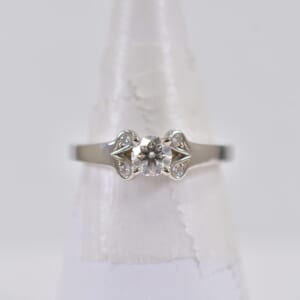 カルティエ バレリーナ ダイヤリング Pt950 0.30ct ♯51