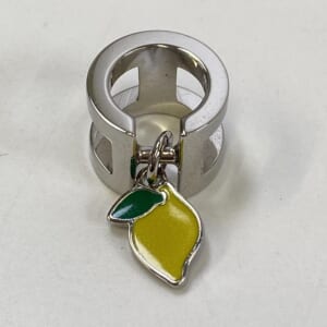 エルメス ミニシトロンH ツイリーリング スカーフリング シルバー